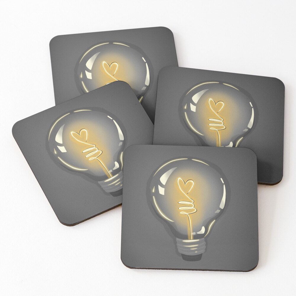 Item preview, Coasters (Set of 4) designed and sold by ExplodingKiwis.
