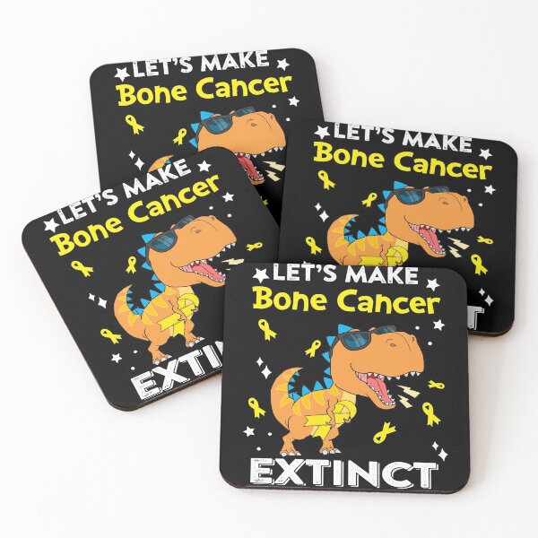 Item preview, Let's Make Bone Cancer Extinct Bone Cancer Warrior Gift designed and sold by Sabfit.