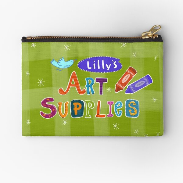 Art Supplies Zipper Pouches for Sale