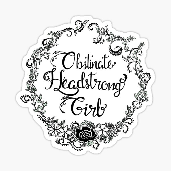 Girl Flower!_Green Sticker