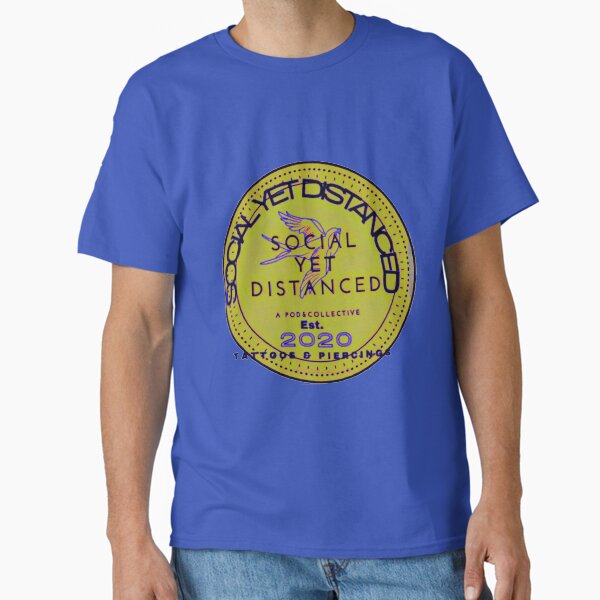 Socialyetdistanced Merch: Lime Logo Classic T-Shirt