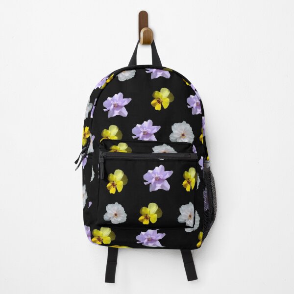 Item preview, Floral-Spring Flowers Collection 4 ( Black Background Color) Pattern designed and sold by MulesParty.
