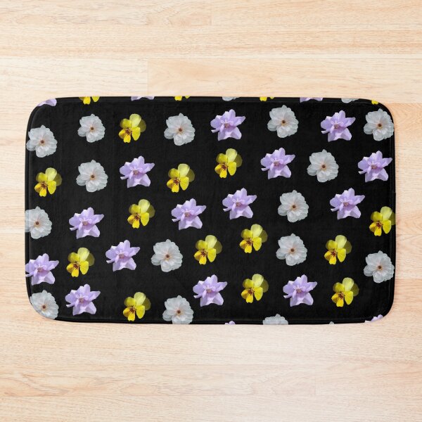 Item preview, Floral-Spring Flowers Collection 4 ( Black Background Color) Pattern designed and sold by MulesParty.