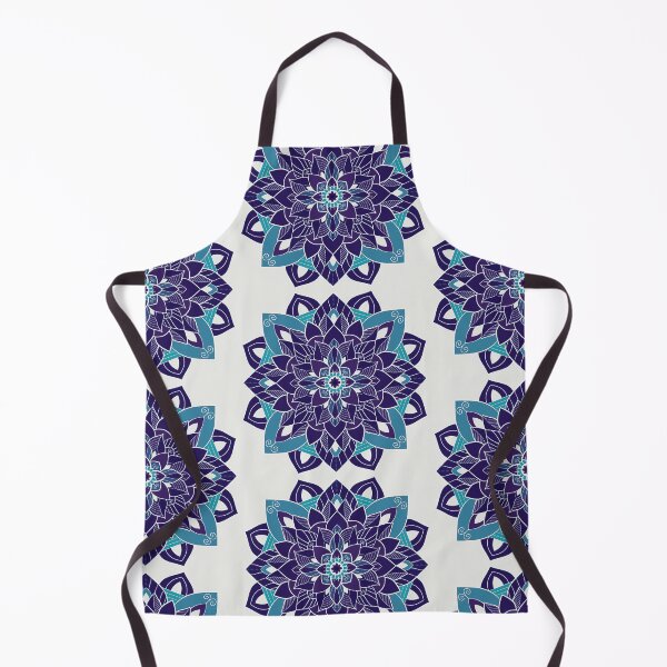 Item preview, Turquoise and Blue Flower designed and sold by OwlBeeDesigns.