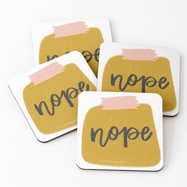 Item preview, Nope sticky note  designed and sold by WildSalmonCraft.