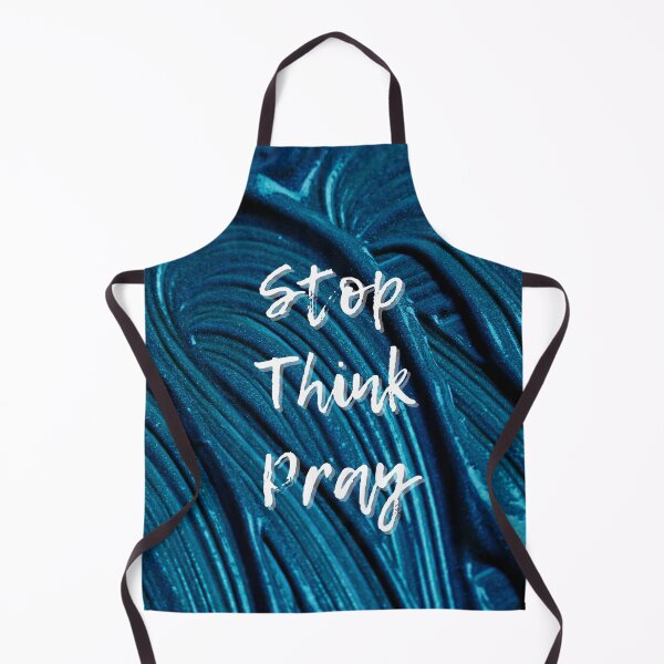 Item preview, Blue Swirl | Stop, Think, & Pray designed and sold by AdoptKM.