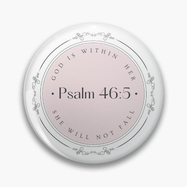 Item preview, God is within Her she will not fall Psalm 46:5 designed and sold by missionbear.