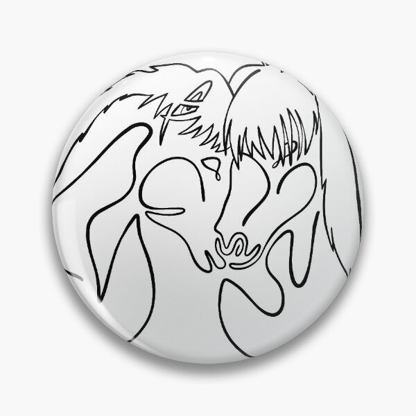 Item preview, Zen Lines Affectionate Equines (black line)  designed and sold by HijinksStudio.