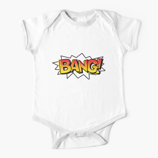 SALW Baby Onepiece Pow Comic Explosion Cotton Bodysuits