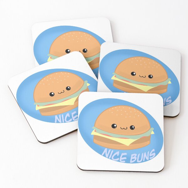 Item preview, Cute Cheeseburger | Nice Buns Burger Pun | Cute Barbecue Stuff designed and sold by juliuhhh.