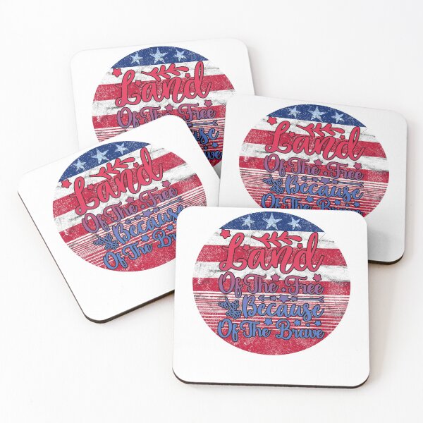 Item preview, Land of the free because of the brave  designed and sold by PGPshop.