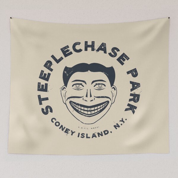 Item preview, Steeplechase Park, Coney Island (Navy) designed and sold by deadmansupplyco.
