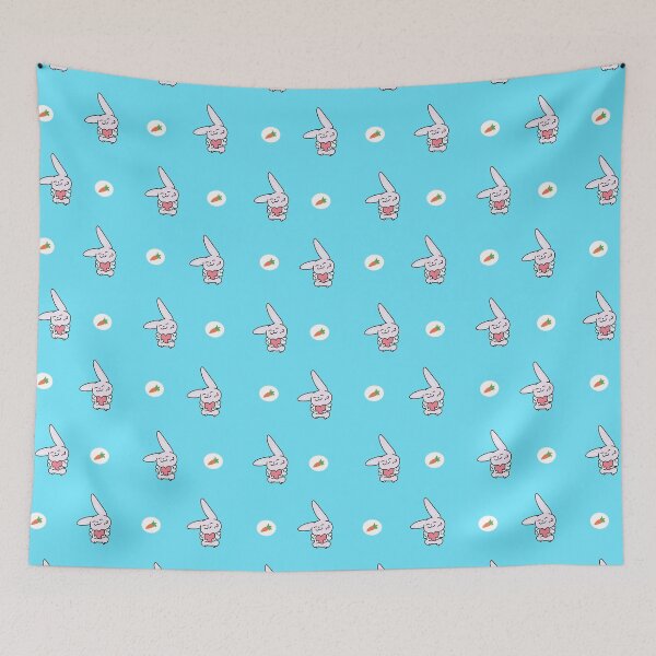 Item preview, Cute Kawaii Bunny, Rabbit and Carrot Pattern designed and sold by Essential Originals.