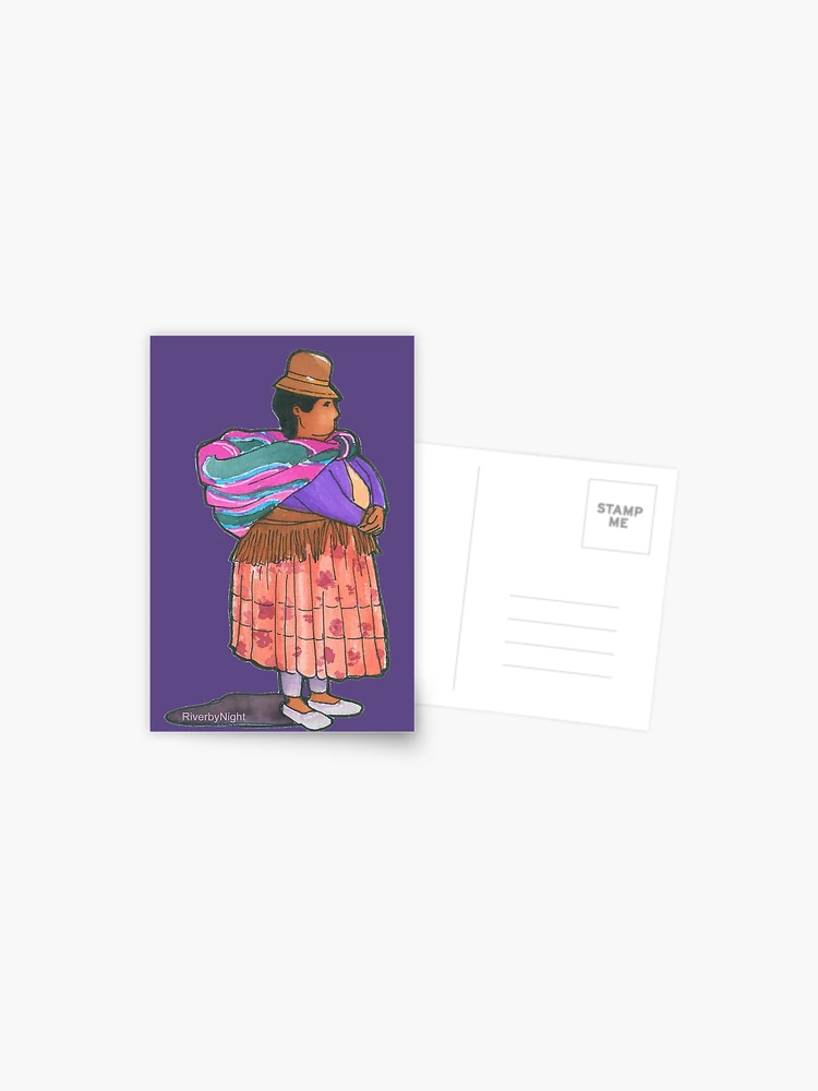Mujer boliviana cholita v.1 | Postal