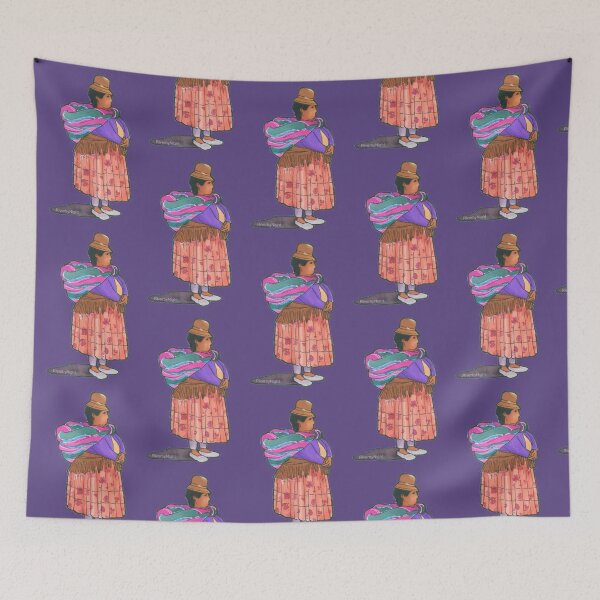 Item preview, Cholita Bolivian Woman v.1 designed and sold by RiverbyNight.
