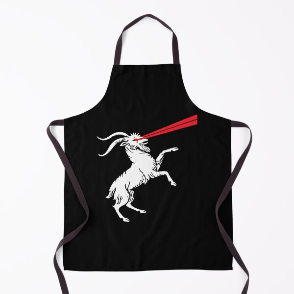 Item preview, goat get eyed laser graphic sticker designed and sold by pritchardsalep.