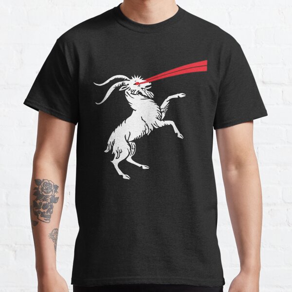 goat get eyed laser graphic sticker Classic T-Shirt