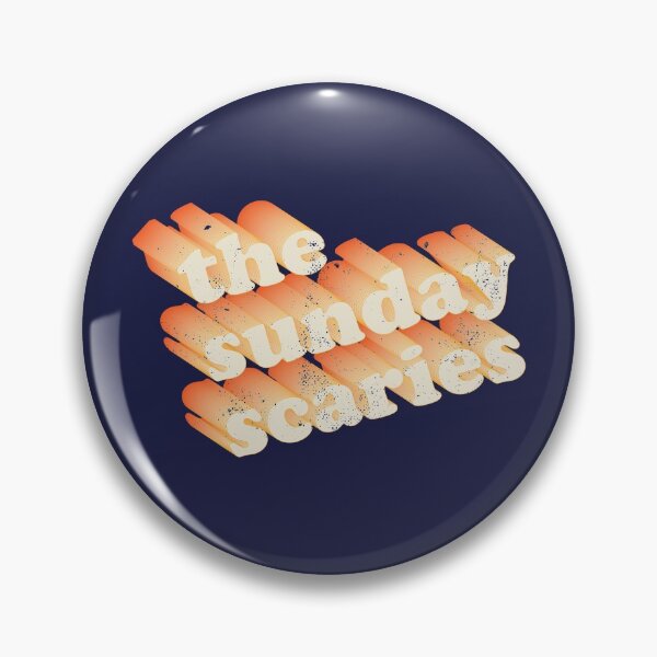 Item preview, Sunday Scaries Depression Humor Typography designed and sold by Creatively Torn.