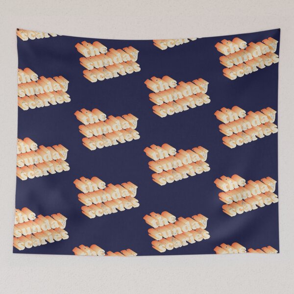 Item preview, Sunday Scaries Depression Humor Typography designed and sold by Creatively Torn.