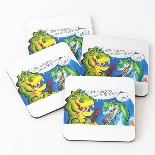 Item preview, What's a Dinosaur's Least Favorite Reindeer? Comet! (Too soon)  designed and sold by AlexBowman314.
