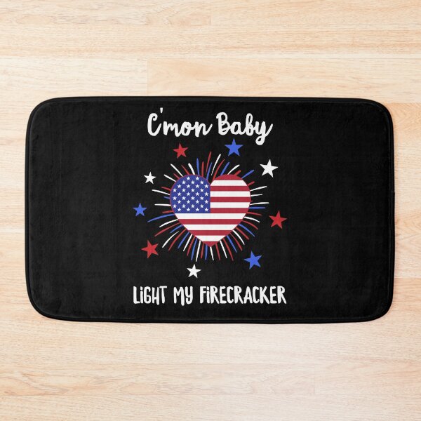 Item preview, C'mon Baby Light My Firecracker Heart July 4th designed and sold by StudioTina.