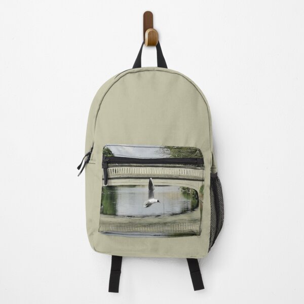 Item preview, River Bridge Reflection, With Gulls. designed and sold by Bumpulous.