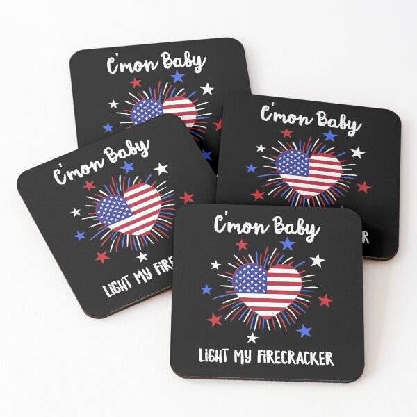 Item preview, C'mon Baby Light My Firecracker Heart July 4th designed and sold by StudioTina.