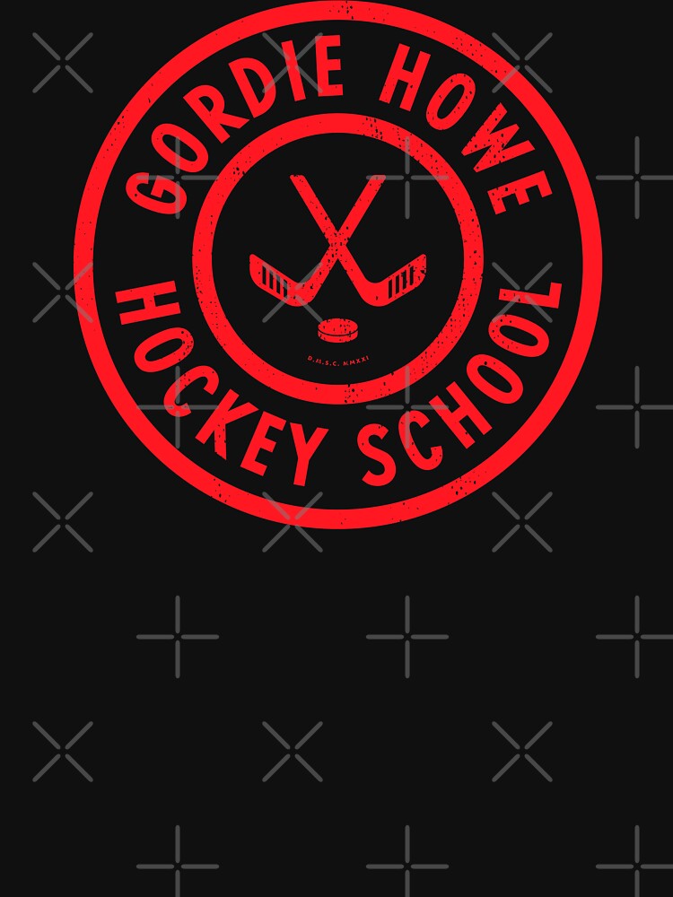 Disover Vintage Gordie Howe Hockey School - Red | Active T-Shirt