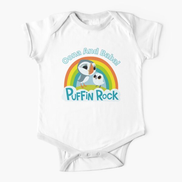puffin rock Short Sleeve Baby One-Piece