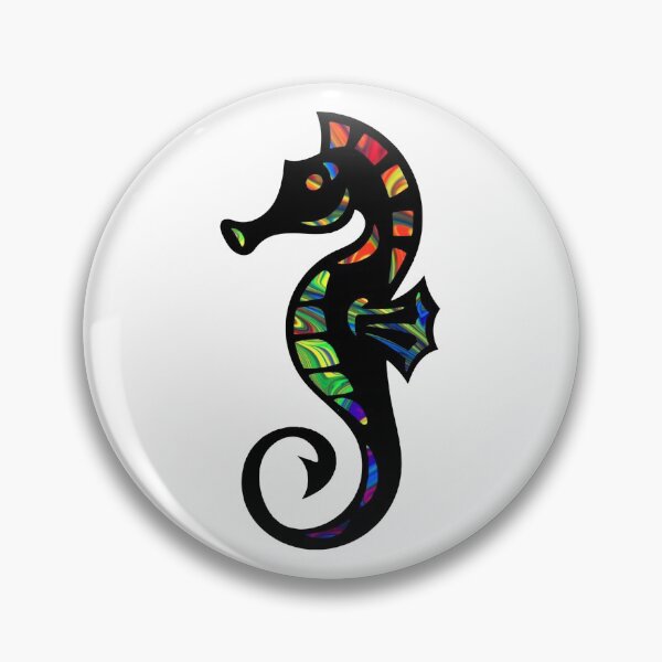 Item preview, Marbled Rainbow Seahorse designed and sold by BuzzySpaceBee.