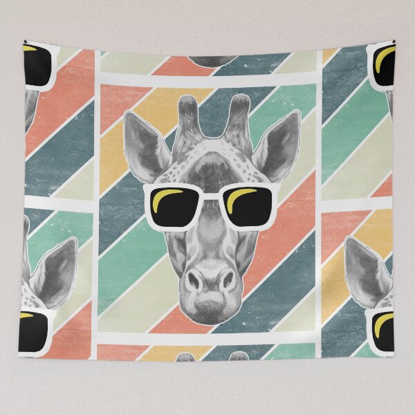Item preview, Vintage Giraffe with Shades Design designed and sold by boopsblunt.