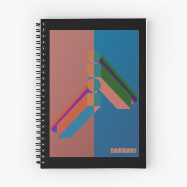 Item preview, Bauhaus - Retro / Art Deco architecture discipline from Berlin, Germany - Available in posters, etc - Rust Navy Beams designed and sold by crazycollective.