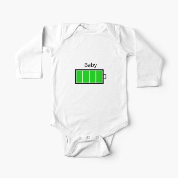 Baby Is Fully Charged Long Sleeve Baby One-Piece