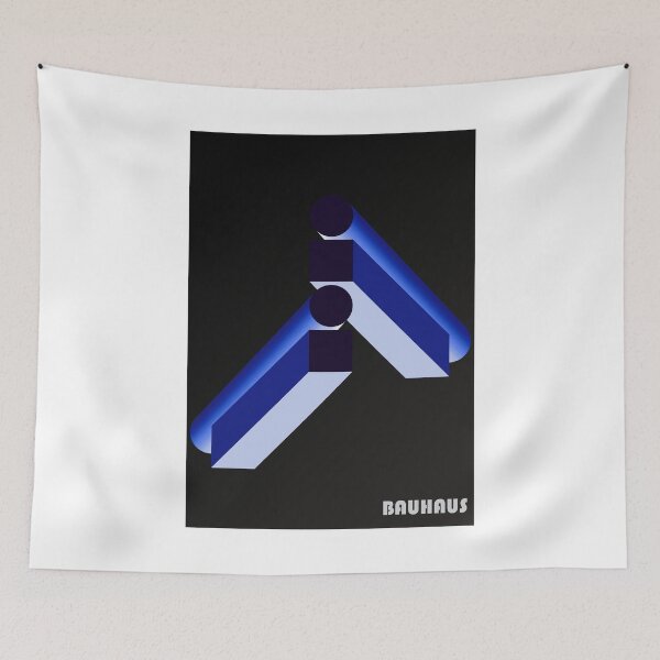Item preview, Bauhaus - Retro / Art Deco architecture discipline from Berlin, Germany - Available in posters, etc - black Beams designed and sold by crazycollective.