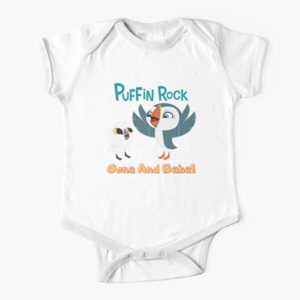puffin rock Short Sleeve Baby One-Piece