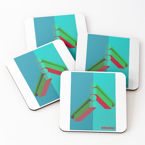 Item preview, Bauhaus - Retro / Art Deco architecture discipline from Berlin, Germany - Available in posters, etc - Green Beams on White designed and sold by crazycollective.