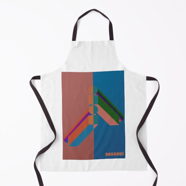 Item preview, Bauhaus - Retro / Art Deco architecture discipline from Berlin, Germany - Available in posters, etc - Rust Navy Beams on White designed and sold by crazycollective.