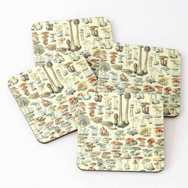 Item preview, Champignons Mushrooms Vintage Botanical Illustration Art  designed and sold by acquiesce13.