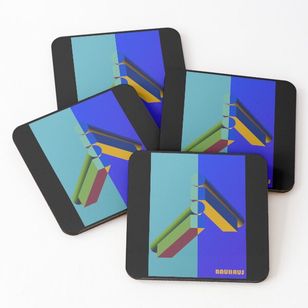 Item preview, Bauhaus - Retro / Art Deco architecture discipline from Berlin, Germany - Available in posters, etc - Aqua Blue Beams designed and sold by crazycollective.