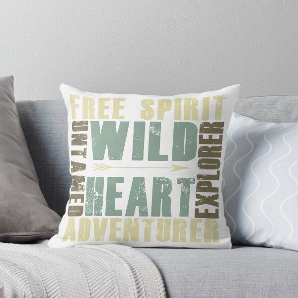 Item preview, Wild Heart, Free Spirit, Untamed, Explorer, Adventurer .  designed and sold by VisionQuestArts.