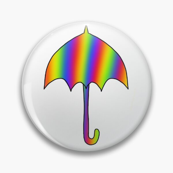 Item preview, Pride rainbow umbrella design designed and sold by BlueBoarCrafts.