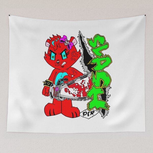 Item preview, CRAZY BETTY SLASHER T-SHIRT designed and sold by wacko41.