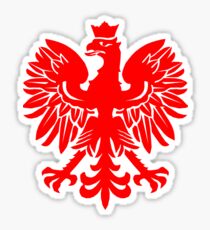 Polish Flag Red Eagle Sticker