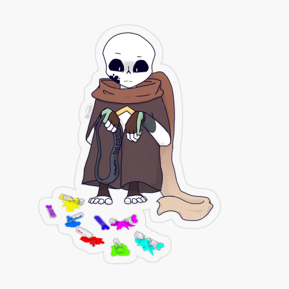 Undertale Ink Sans Sticker - Sticker Mania