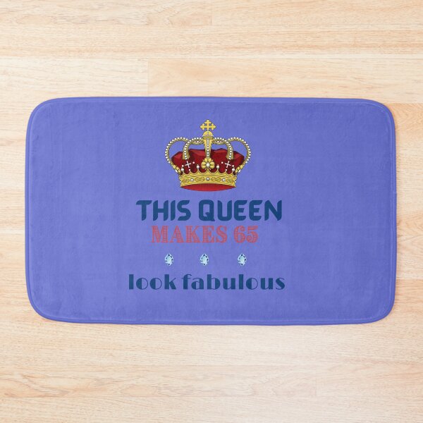Item preview, This Queen makes 65 look fabulous - Funny T-Shirt designed and sold by 3TFashion.
