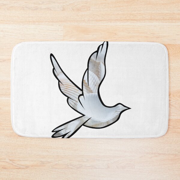 Item preview, Dove Made of White Shells designed and sold by BuzzySpaceBee.