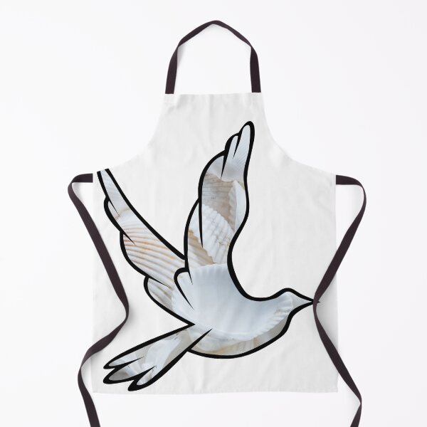 Item preview, Dove Made of White Shells designed and sold by BuzzySpaceBee.
