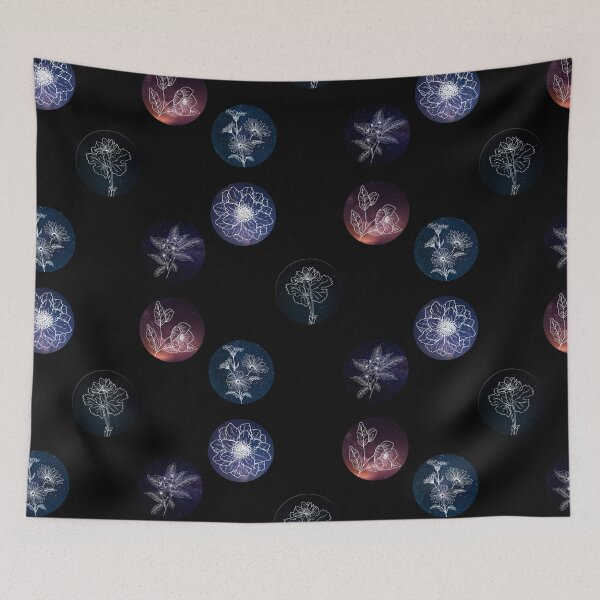 Item preview, Flower Starry Night Sky designed and sold by Wagdy-online.