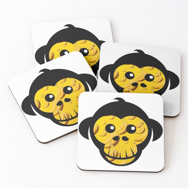 Item preview, Monkey Face Made of Bananas designed and sold by BuzzySpaceBee.