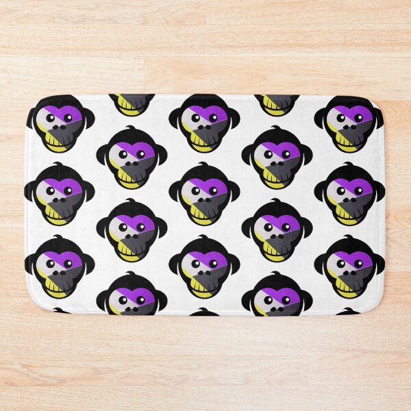 Item preview, Nonbinary Monkey Face designed and sold by BuzzySpaceBee.
